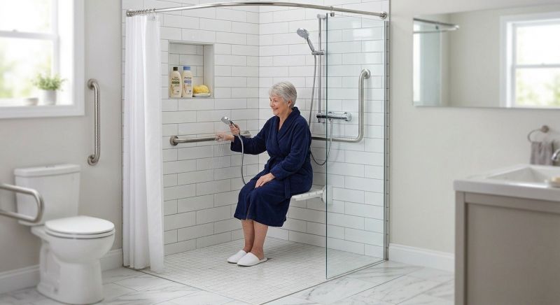 Handicap Shower Installation in West Chester, PA